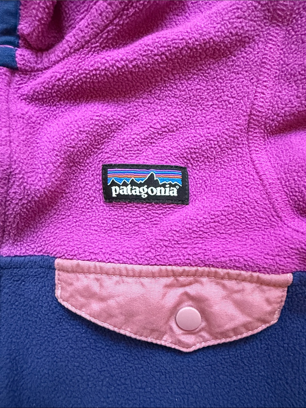 Patagonia 3T micro Fleece - Magenta & purple